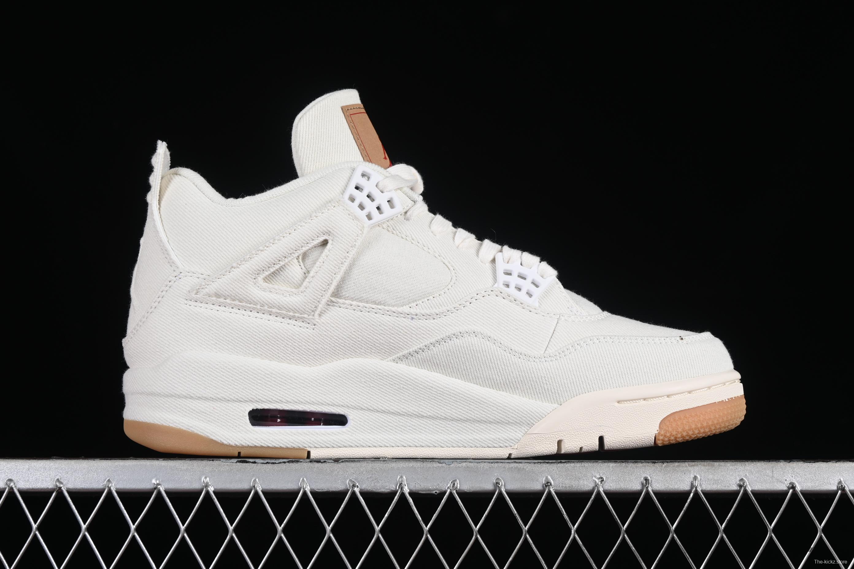 Levi's x Nike Air Jordan 4 Denim Basketball Shoes - AO2571-100