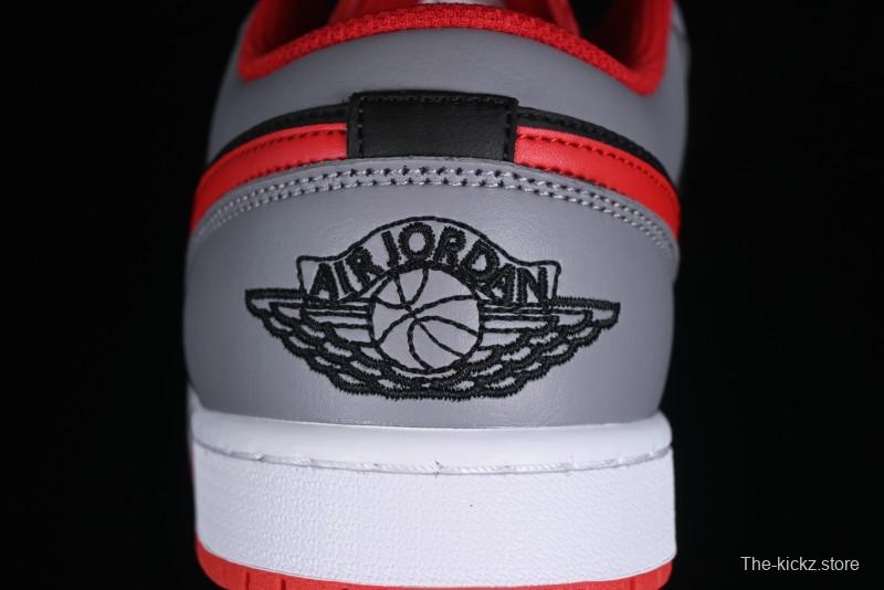 Nike Air Jordan 1 Low AJ1 Cement Grey Low-Top Casual Sneakers - 553558-060