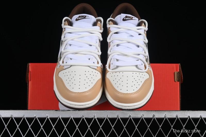 Nike Dunk Low Plaid Variation Retro SB Lace-Up Low-Top Casual Sneakers - DD1503-124