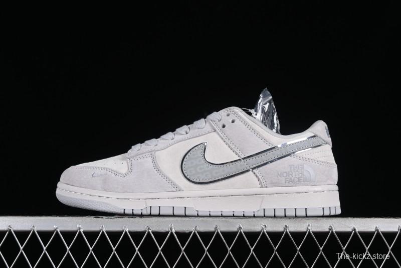 Nike Dunk Low The North Face CDG Collaboration - Light Grey Skateboarding Shoes - DQ1098-338