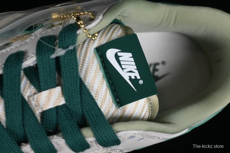 Nike SB Dunk Low UN Collaboration - White Green Swoosh Anniversary Custom Low-Top Casual Skate Shoes - DQ1098-359