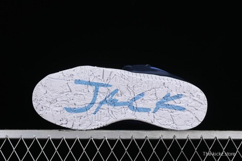 Nike Travis Scott x Jordan Cut The Check AJ1 Basketball Shoes with Velcro Strap - FZ8117-001