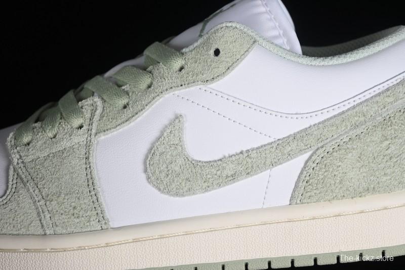 Nike Air Jordan 1 Low AJ1 Apple White Green Low-Top Lifestyle Basketball Shoes - FN5214-131