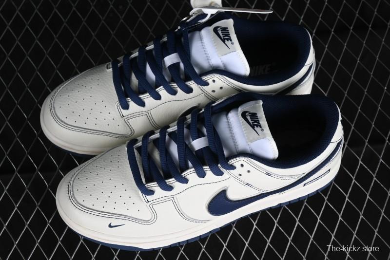 Nike SB Dunk Low UN Collaboration - Light Blue Swoosh Anniversary Custom Low-Top Casual Skate Shoes - FC1688-138
