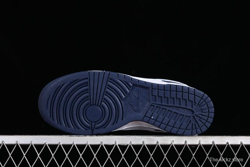 Nike SB Dunk Low Casual Skate Shoes in Black, White, and Blue - FQ8826-100