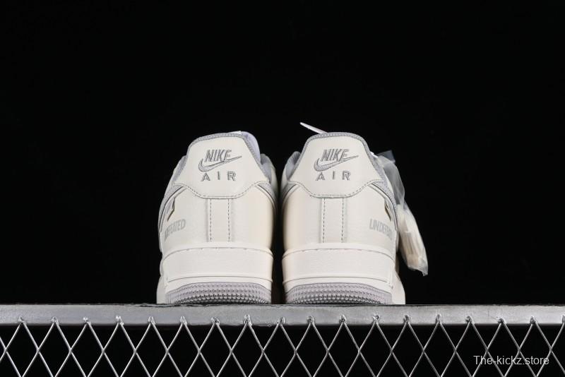 Nike Undefeated Air Force 1'07 Low Casual Sneakers in Beige Hemp with Reflective Details - UT2023-203