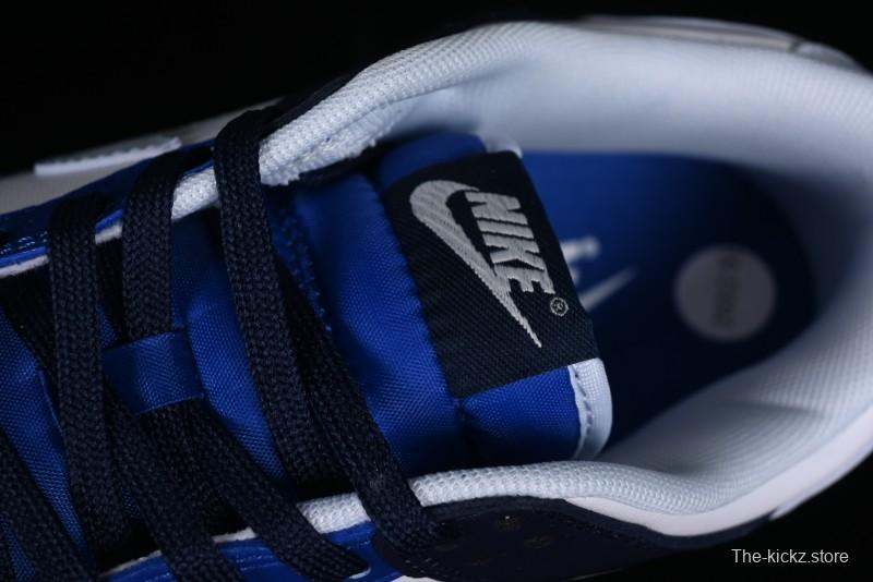 Nike SB Dunk Low Casual Skate Shoes in Black, White, and Blue - FQ8826-100