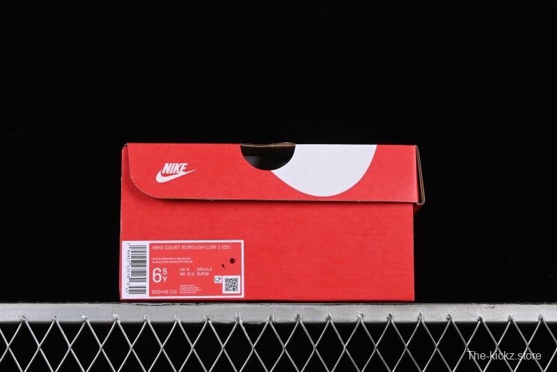 Nike Court Borough Low 2 Sneakers in Cool Blackberry with Sweet & Spicy Design - BQ5448-110