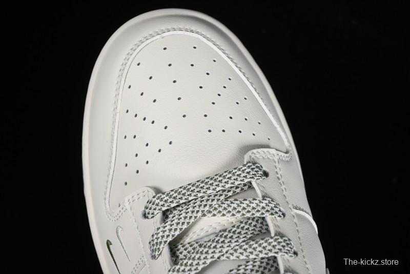 Nike SB Dunk Low LV Collaboration - Beige Green Luxury Custom Low-Top Casual Sneakers - XX2025-318