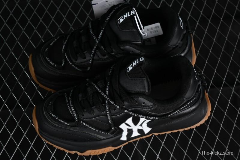 New York Yankees MLB Chunky Runner Lace Lightweight Casual Sneakers - 3ASHCRR3N50BKS