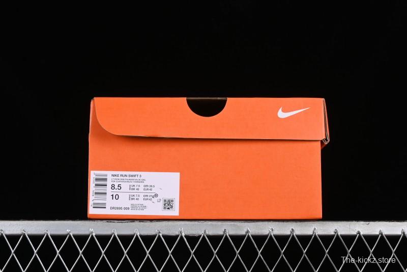 Nike Run Swift 3 Breathable Mesh Cushioned Running Shoes - DR2695-009
