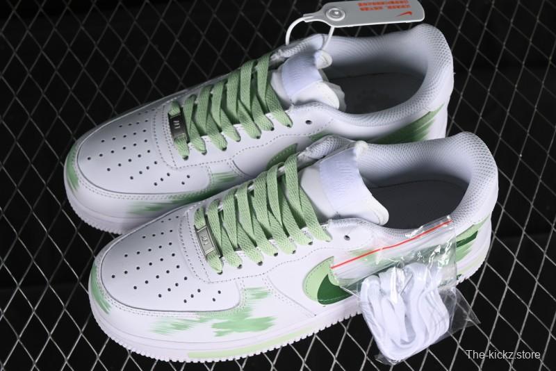 Nike Air Force 1 '07 Low Custom Hand-Painted Anime Theme with Swoosh Shadow and Strap - CW2288-111