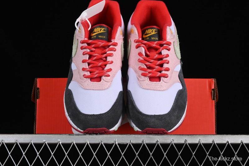 Nike Air Max 1 Retro Running Shoes with Half-Sole Air Cushion - FZ4133-640