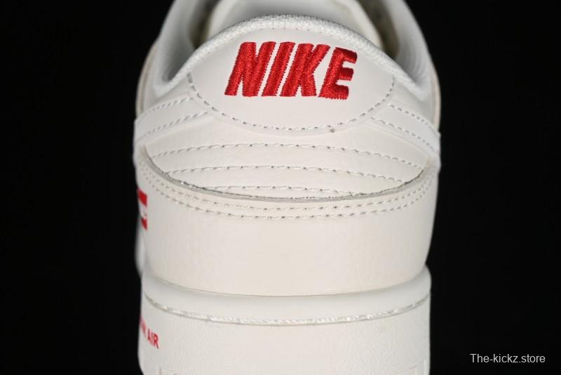 Nike SB Dunk Low Supreme Collaboration - Off-White Swoosh Anniversary High-End Custom Low-Top Casual Skate Shoes - SJ2068-267