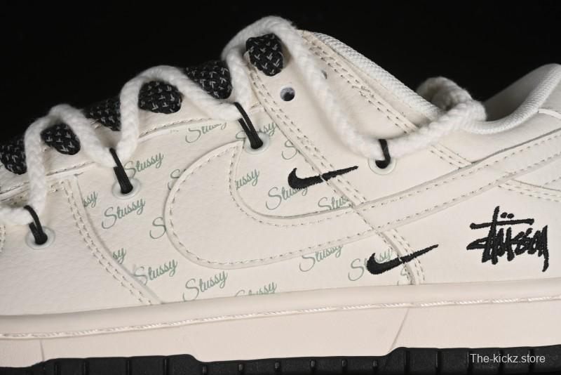 Nike SB Dunk Low Stussy Anniversary Custom Low-Top Casual Sneakers - SJ2068-276