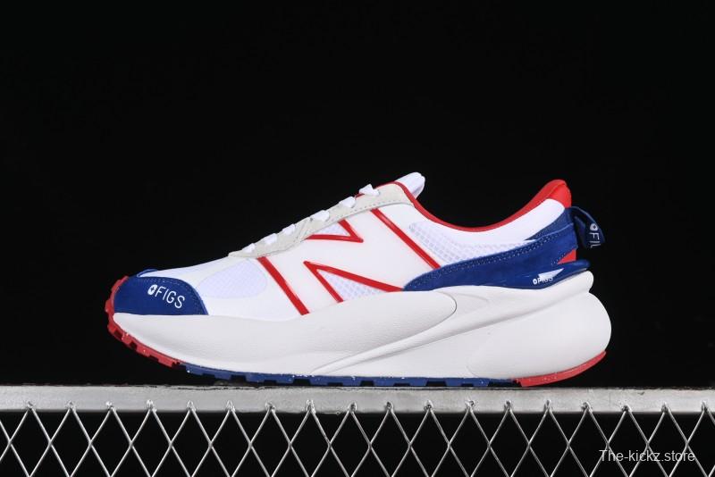 New Balance 3447 Series Retro Running Shoes with Textile and Leather Upper - U3447LA