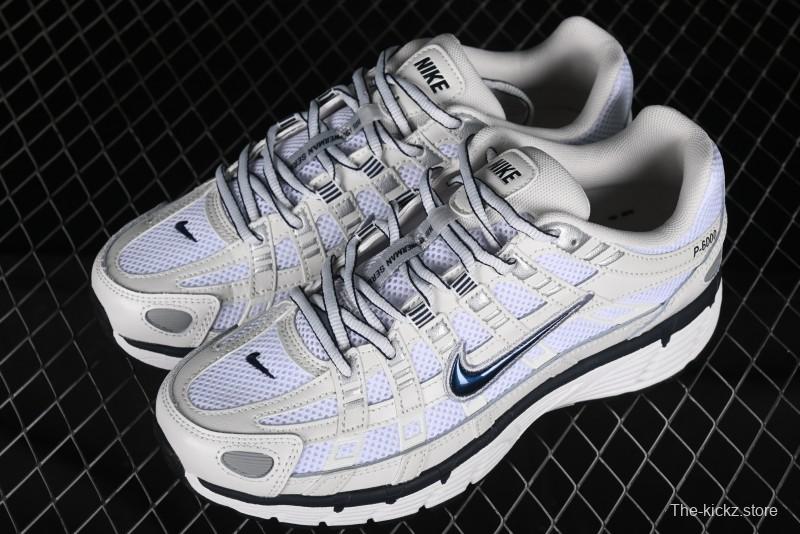Nike P-6000 Prm Retro Casual Sneakers with Lightweight Design - CD6404-018