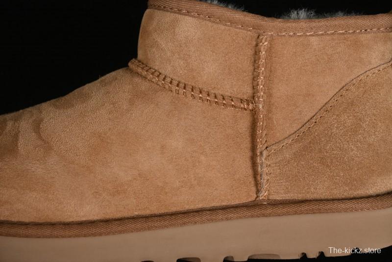 UGG Classic Ultra Mini Short Boots with Genuine Australian Shearling and TREADLITE Outsole - 1116109