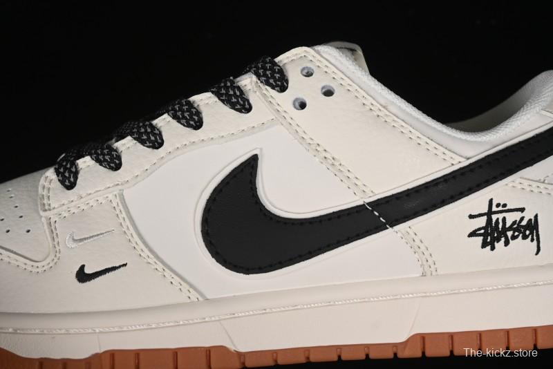 Nike SB Dunk Low Stussy Anniversary Edition Custom Premium Low-Top Skate Shoes - DQ1098-385