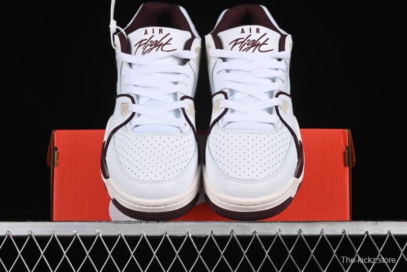 Nike Air Flight 89 Low Basketball Shoes with Air Cushion Technology - FQ8256-100