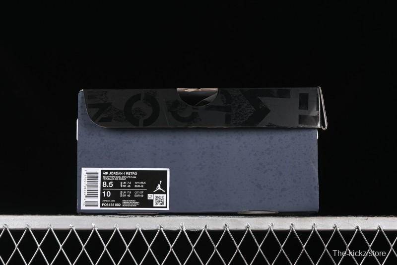 Nike Air Jordan 4 Retro Fear Basketball Shoes - FQ8138-002