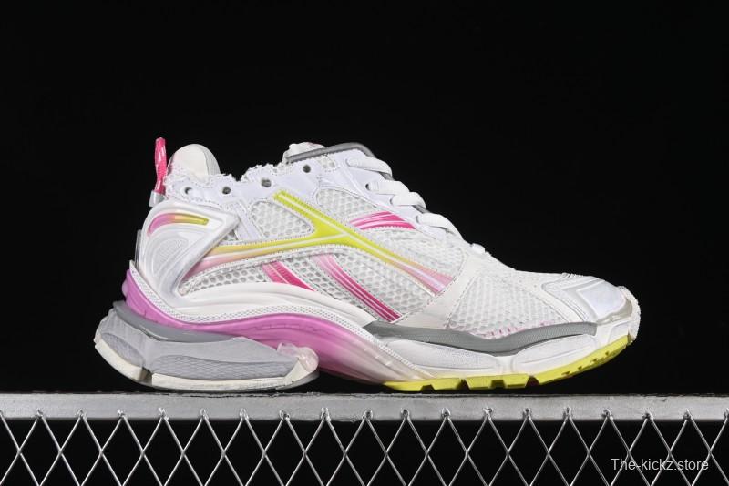 Balenciaga Runner Kith Four Color Retro Casual Sneakers - W3RMU9517