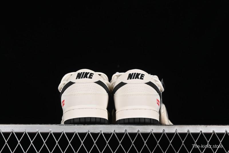 Nike SB Dunk Low Supreme Collaboration - Starry Night Black Engraving Anniversary High-End Custom Low-Top Casual Skate Shoes - JJ5688-108