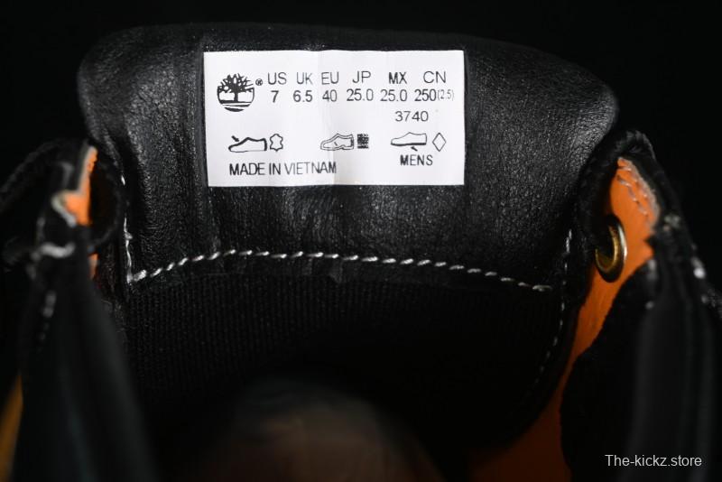 Timberland Classic High Top Yellow Boots TB010063713 Black