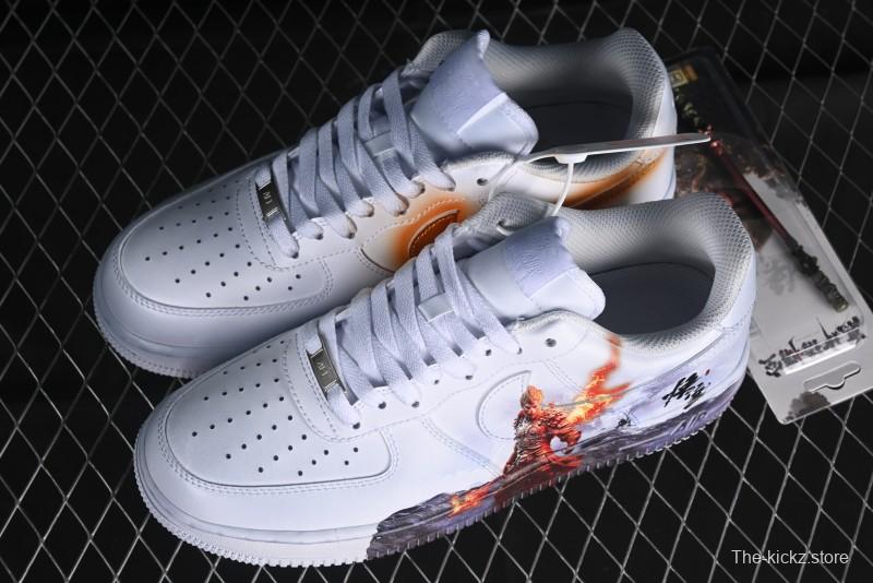 Nike Air Force 1 '07 Low Black Myth Wukong Themed Casual Sneakers - 315122-111