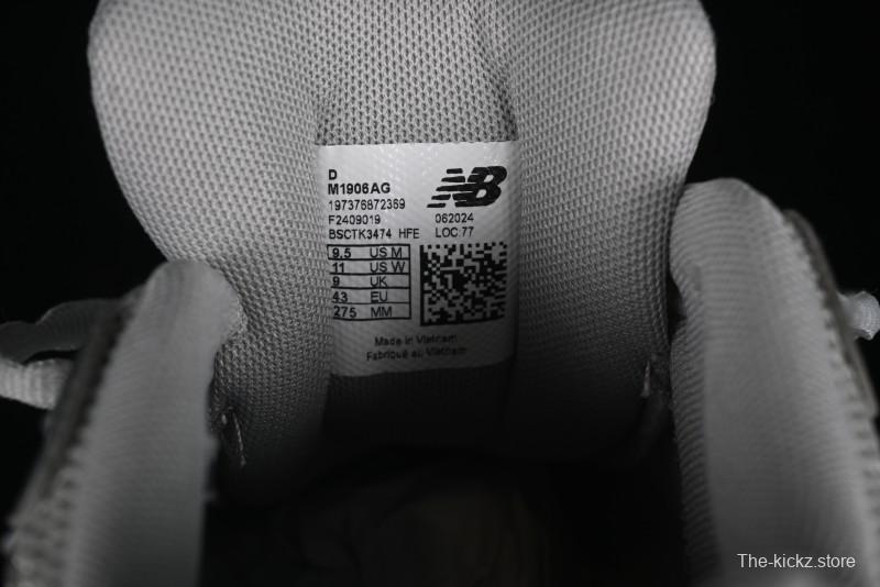 New Balance 1906 Series Retro Dad Style Casual Running Shoes with T-Beam Outsole - M1906AG