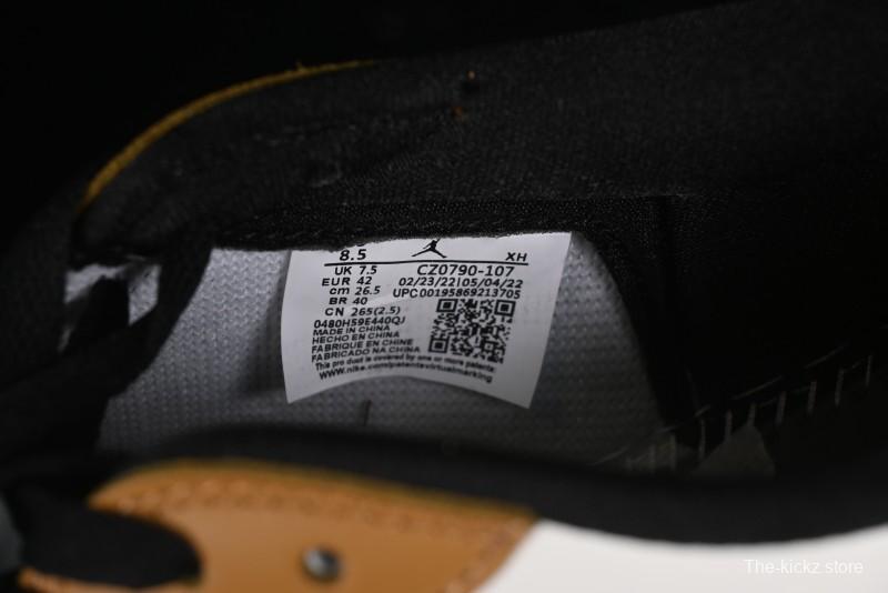 Nike Air Jordan 1 Low OG AJ1 Black Brown Low-Top Lifestyle Basketball Shoes - CZ0790-107