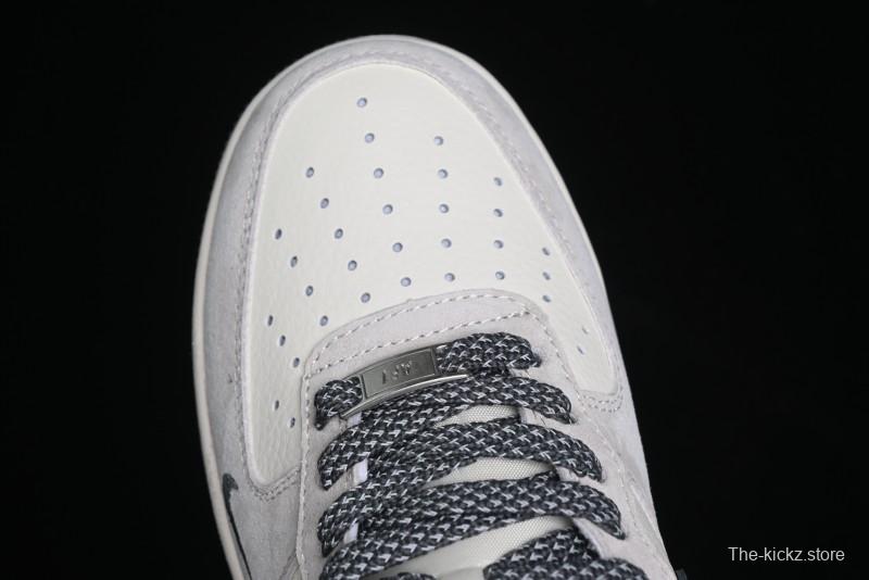 Nike Air Force 1 '07 Low Supreme The North Face Collaboration - Grey Black Red Logo - XZ6188-112