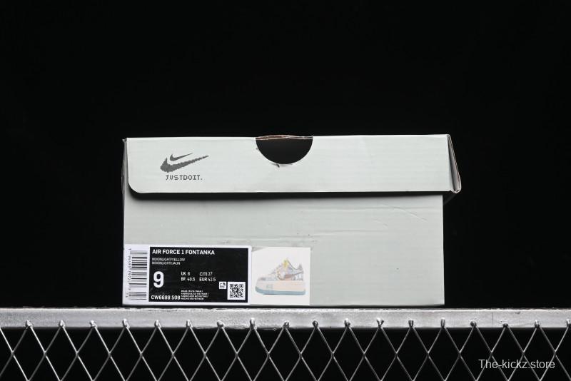 Nike Air Force 1 Fontanka Low Top Casual Sneakers Enjoy Life Custom Design - CW6688-508