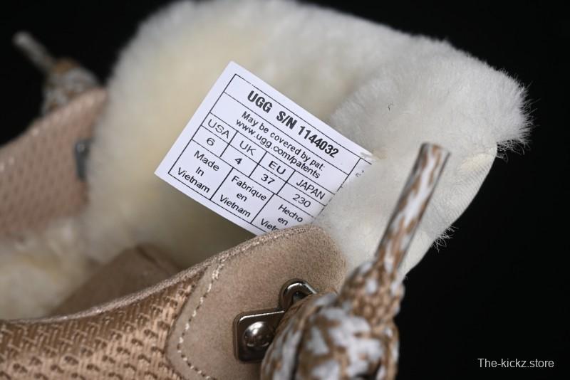 UGG Classic Ultra Mini Mel Two-Tone Lace-Up Low-Top Casual Shoes - 1144032