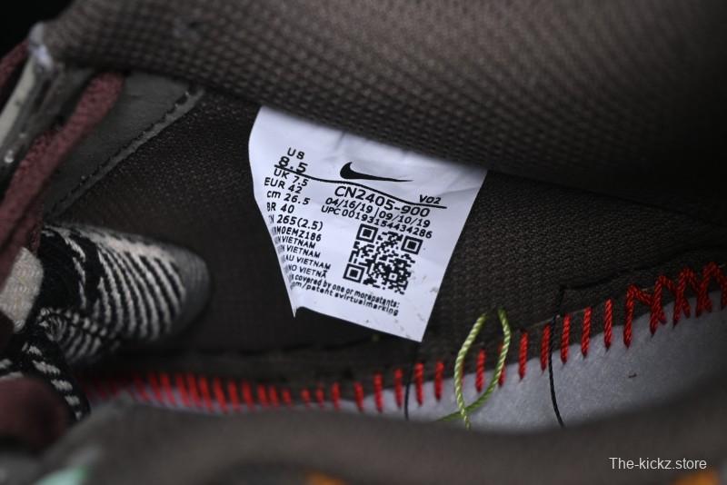 Nike Travis Scott x Air Force 1 Low Casual Sneakers with Full-Length Air Cushion - CN2405-900