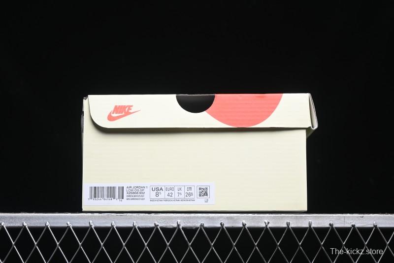 Nike Travis Scott x Fragment Design x Air Jordan 1 Low OG SP Casual Sneakers - XZ6868-002