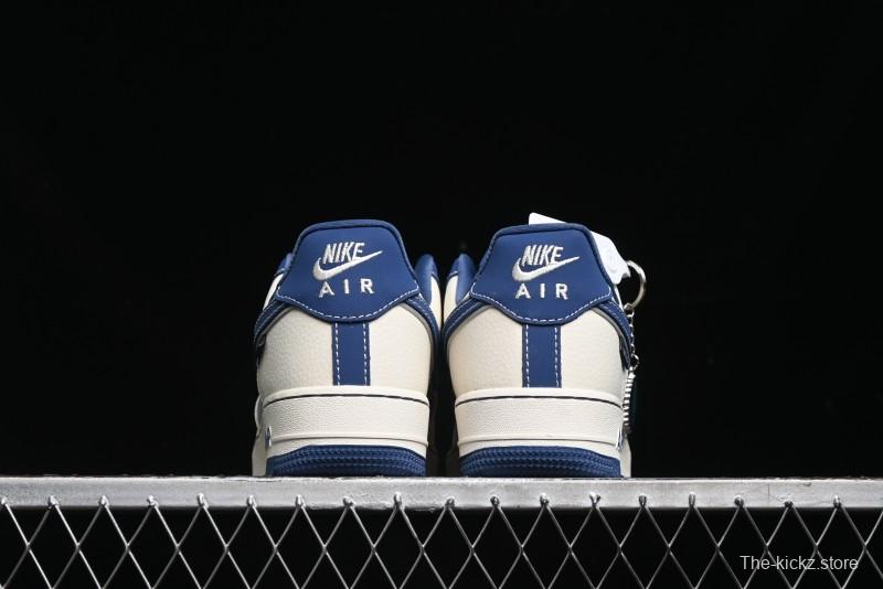 Nike Air Force 1 '07 Low Violent Bear Collaboration - Grey Beige Blue Low-Top Casual Sneakers - KK1988-017