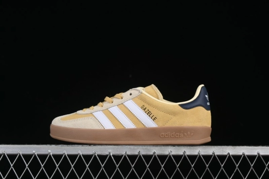 Adidas Originals Gazelle Indoor JI3523 Retro Casual Slip-Resistant Wear-Resistant Low-Top Sneakers - JI3523