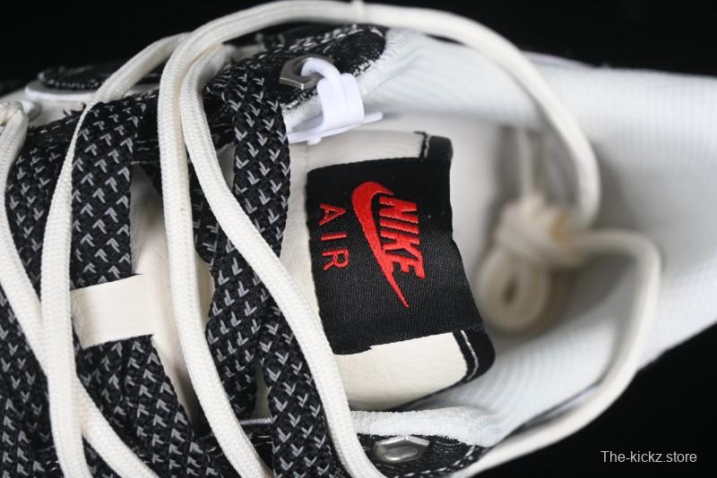 Nike Air Force 1 '07 Low Levi's Collaboration Black Denim Drawstring Casual Sneakers - SJ1198-800