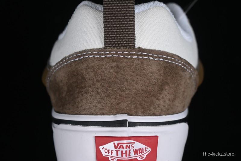 Vans Classics Knu Skool Coffee White Brown Slip-On Shoes - VN0009SAK330