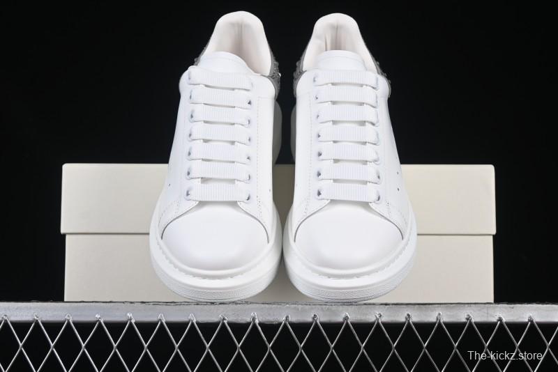 Alexander McQueen Oversized Sneakers with White Rhinestones - D.E5