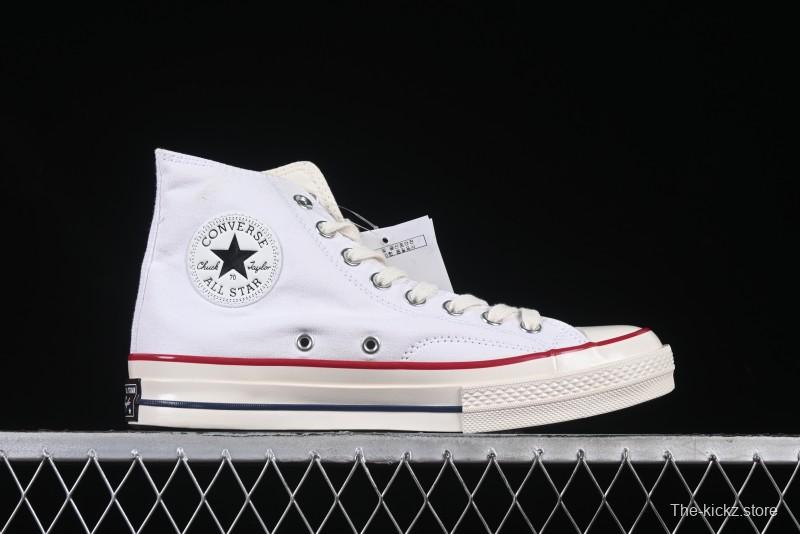 Converse Chuck 1970s High Top Casual Canvas Sneakers with Classic Graffiti Limited Edition Three-Star Logo - 162056C