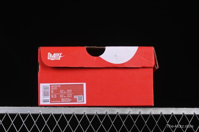 Nike Air Max 90 Retro Running Shoes with Full-Length Air Cushion - FJ4218-002