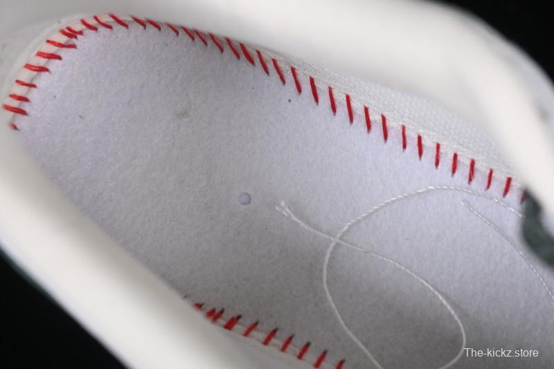 Nike Air Force 1 '07 Low Stussy Collaboration Green Suede Swoosh Low-Top Casual Sneakers - CH6336-511