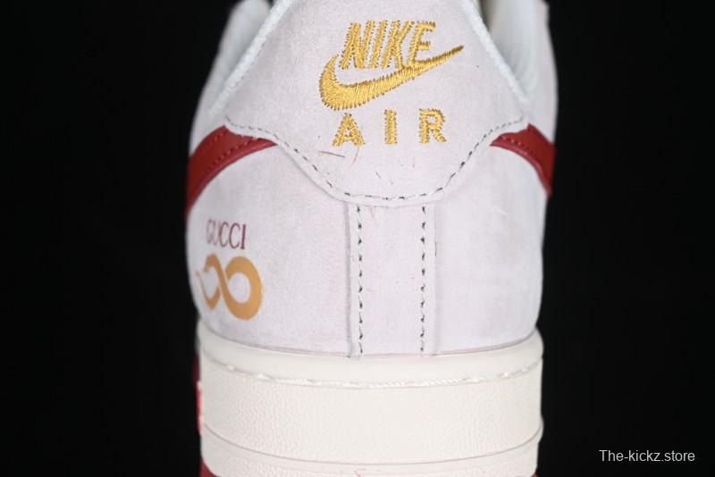 Nike Air Force 1 '07 Low Gucci Collaboration Year of the Snake Limited Edition Red Snake Sneakers - XZ6188-020