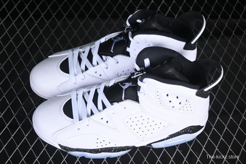 Nike Air Jordan 6 Retro White And Black Basketball Shoes - CT8529-112
