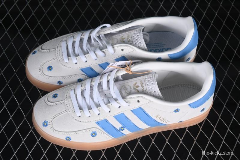 Adidas Gazelle Indoor Originals Retro Casual Slip-Resistant Wear-Resistant Low-Top Skate Shoes - IF4491