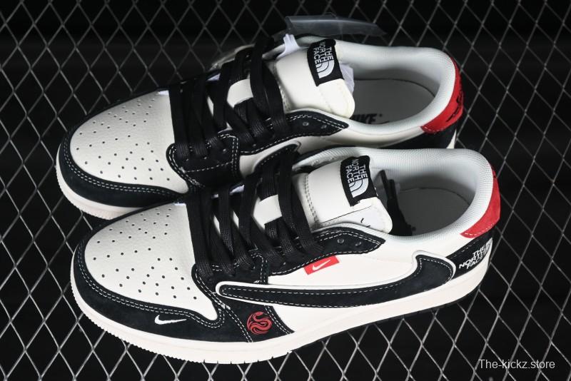 Nike Travis Scott x Fragment Design x Air Jordan 1 Low OG SP AJ1 Low Top Casual Sneakers - SJ2068-146