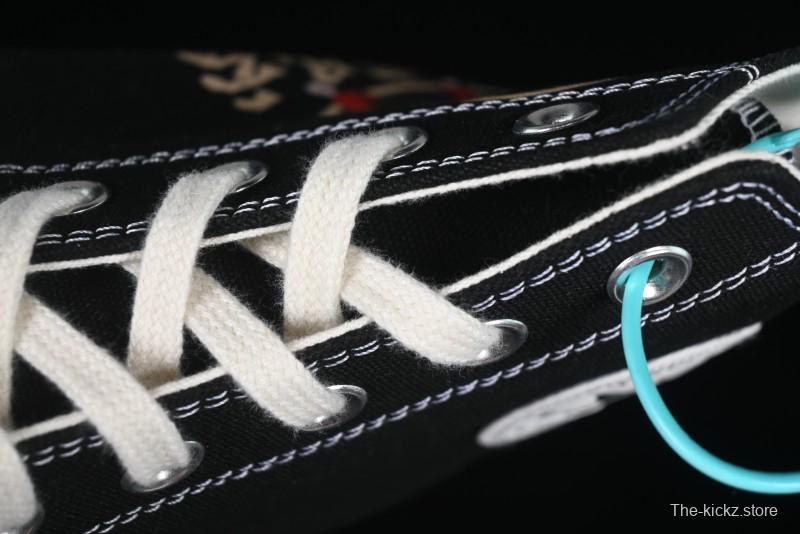 Converse Chuck 1970s High-Top Casual Canvas Sneakers with Classic Graffiti Limited Edition Three-Star Logo - 162050C