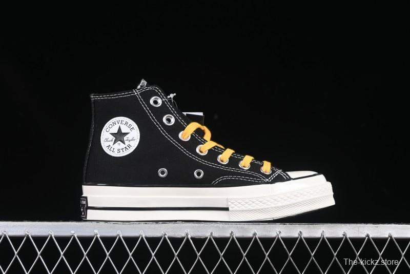 Converse Chuck 1970s High-Top Casual Canvas Sneakers with Classic Graffiti Limited Edition Three-Star Logo - 162050C